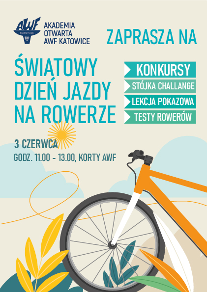 plakat swiatowy dzien jazdy na rowerze